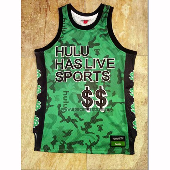 Camiseta Hulu Mesh Mitchell & Ness Verde